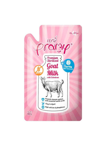 PRAMY YAVRU KEDİLER İÇİN KEÇİ SÜTÜ 60 GR PRAMY YAVRU KEDİLER İÇİN KEÇİ SÜTÜ 60 GR